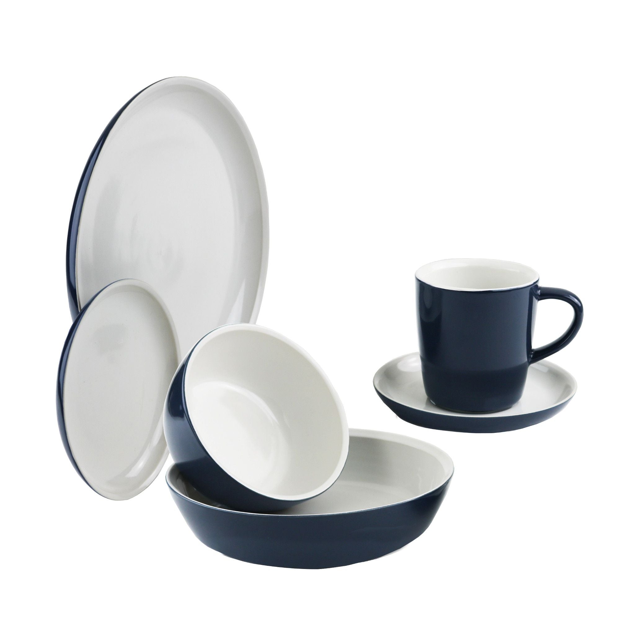 CorningWare® 6-piece Midnight Blue Dinnerware Set , Service for 1