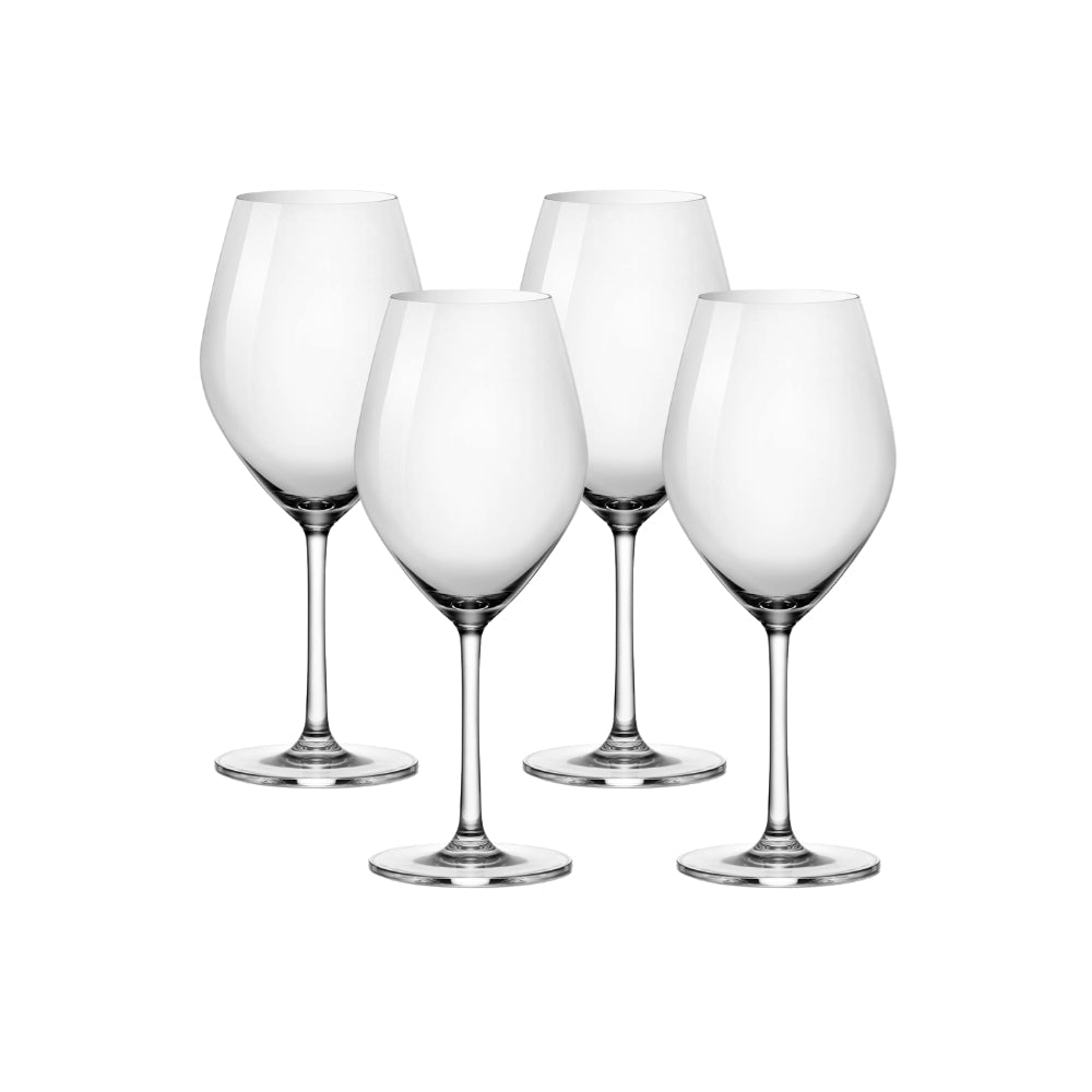 Ocean Glass Sondria Red Wine Glasses (4-pieces), 20-ounce, Dishwasher Safe