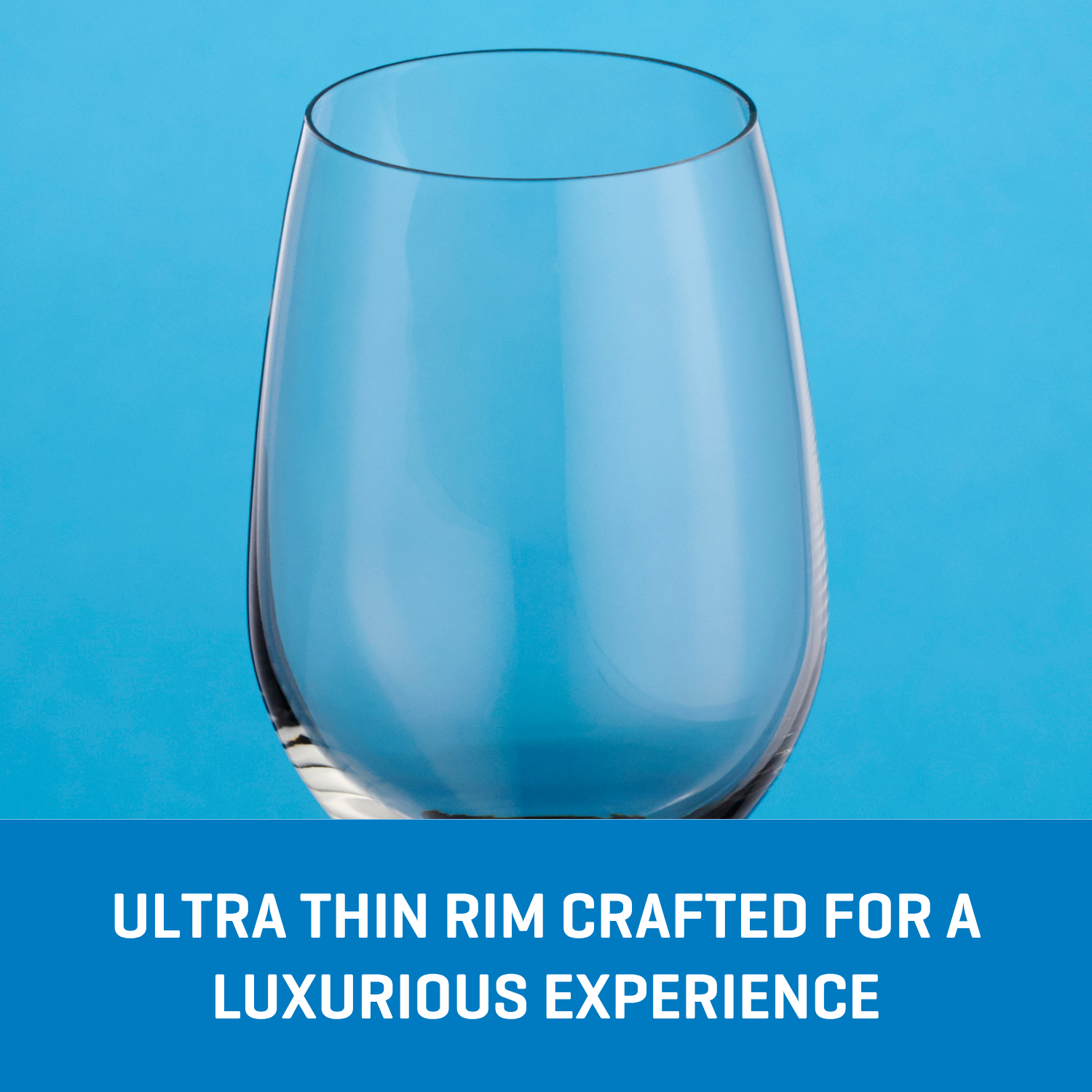 Ocean Glass Matera White Wine Glasses (4-Pieces), 14-ounce, dishwasher safe