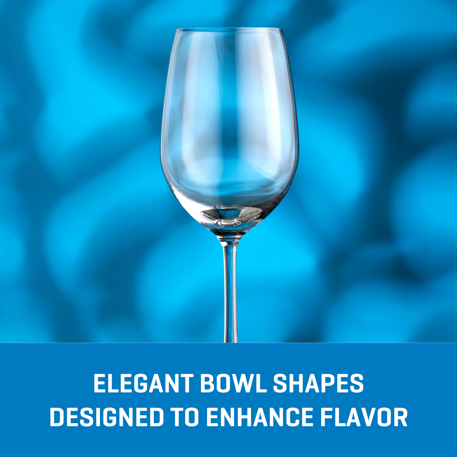 Ocean Glass Matera White Wine Glasses (4-Pieces), 14-ounce, dishwasher safe