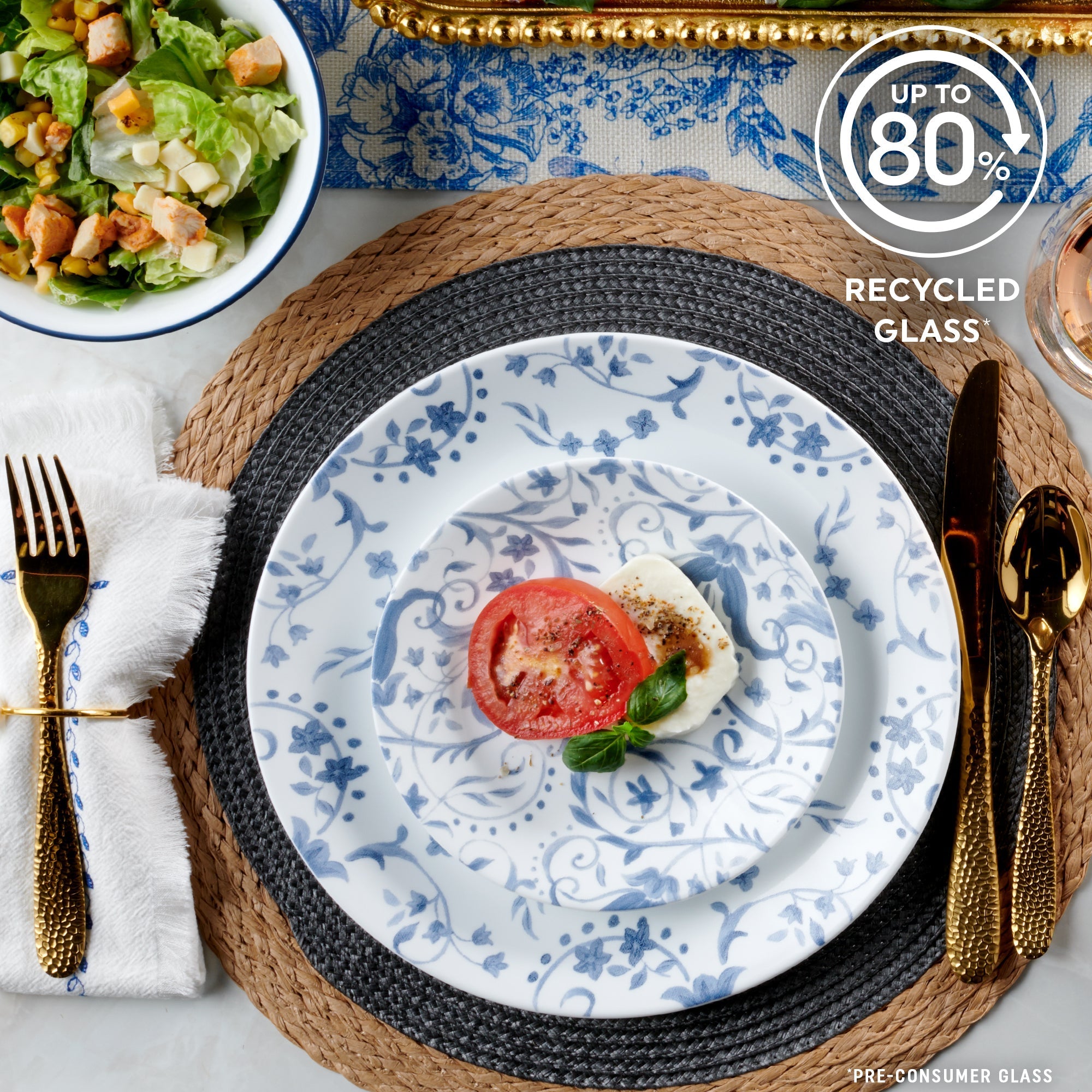 Corelle® Darlington 12-piece Dinnerware Set, Service for 4