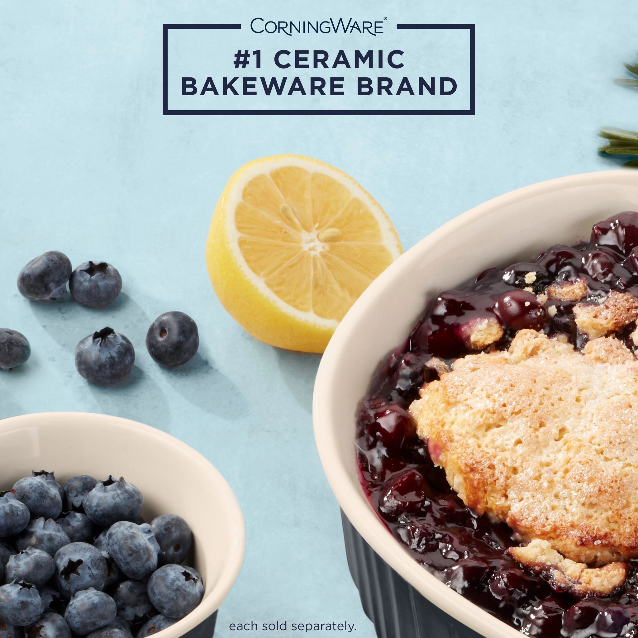 CorningWare® French Colors 1.5-quart Round Baking Dish, Navy